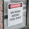 Signmission Portrait On Road Diesel Fuel Only Danger Sign, Vinyl Decal, 3.5in W x 5in L, 2PK OS-2PACK-DS-D-35-V-1127 - alternate 5